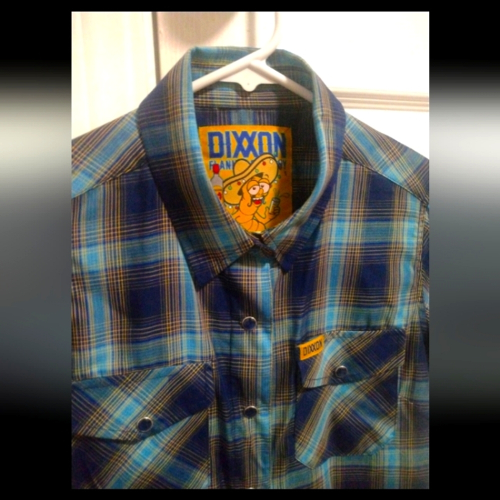 Dixxon El borracho women's button down shirt